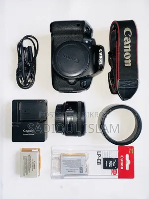 Canon 700D With 50mm Prime Lens Setup for Sale!