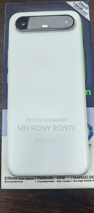 Tecno Pova Slim 5G 256 GB White