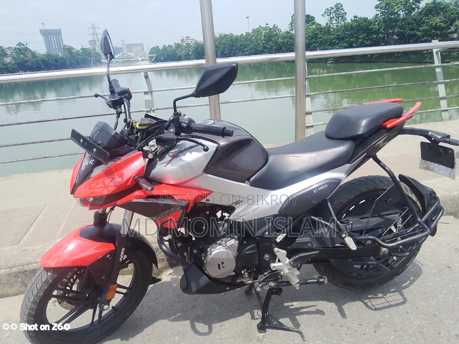 নতুন হিরো এক্সট্রিম ১২৫আর ২০২৫ লাল
