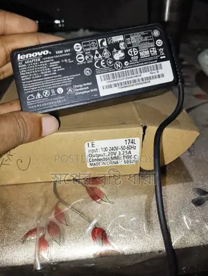একদম নতুন Lenovo অরিজিনাল 65W Type-C ল্যাপটপ চার্জার বিক্রি হবে।