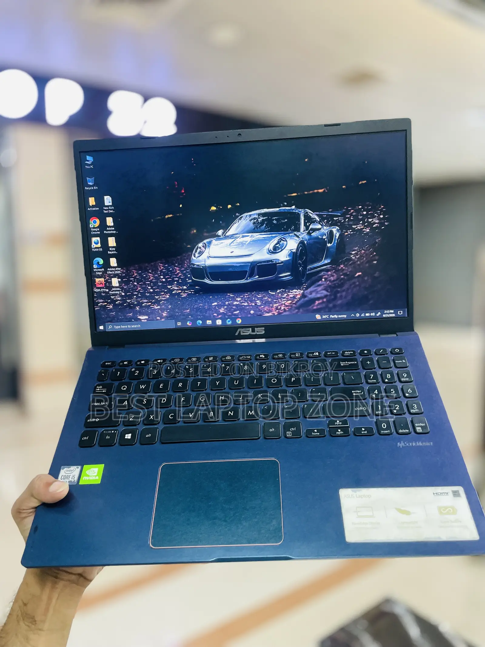 Laptop ASUS A72DR 8GB Intel Core I5 SSD 256GB