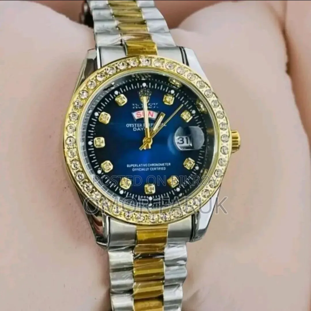 Luxury Rolex Datejust Diamond Bezel Two Tone ছেলেদের ঘডি