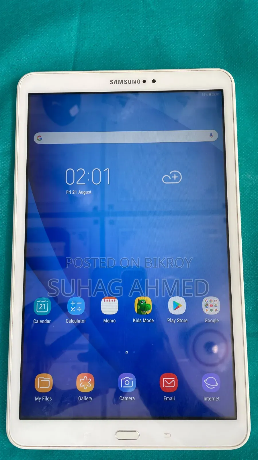 Samsung Galaxy Tab A SM-T285 16 GB White