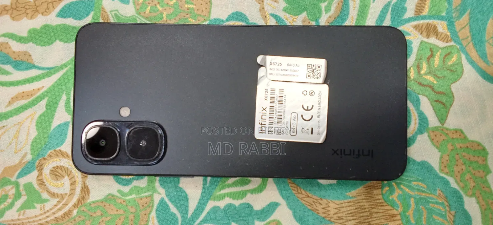 New Infinix Smart 10 64 GB Black