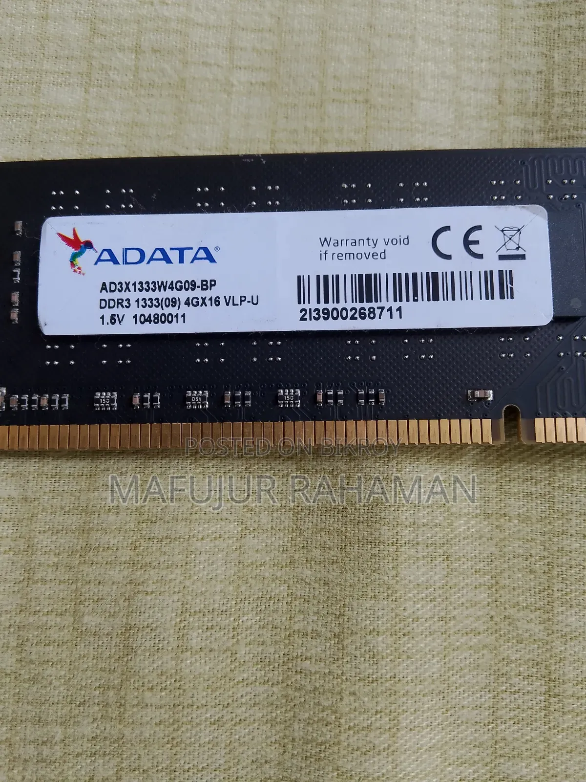Ram g.skill + Adata