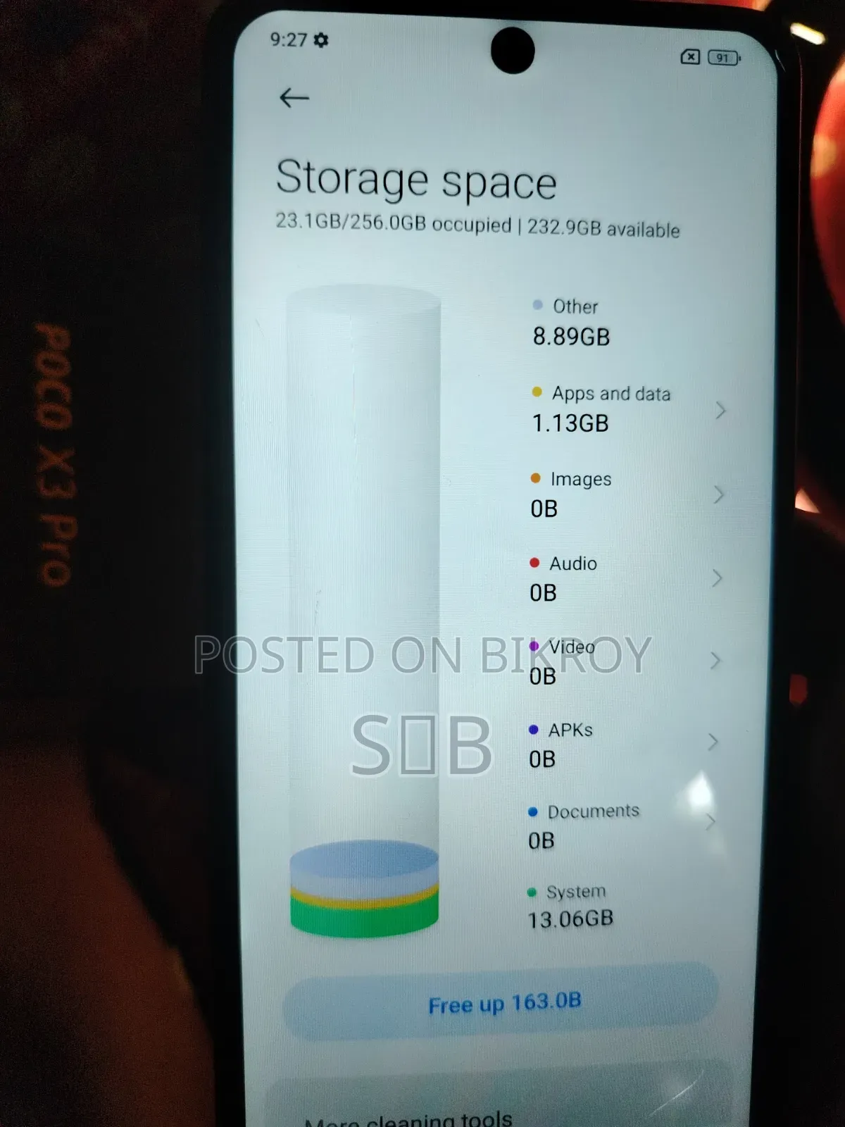 শাওমি পোকো এক্স৩ প্রো ২৫৬ জিবি ব্ল্যাক