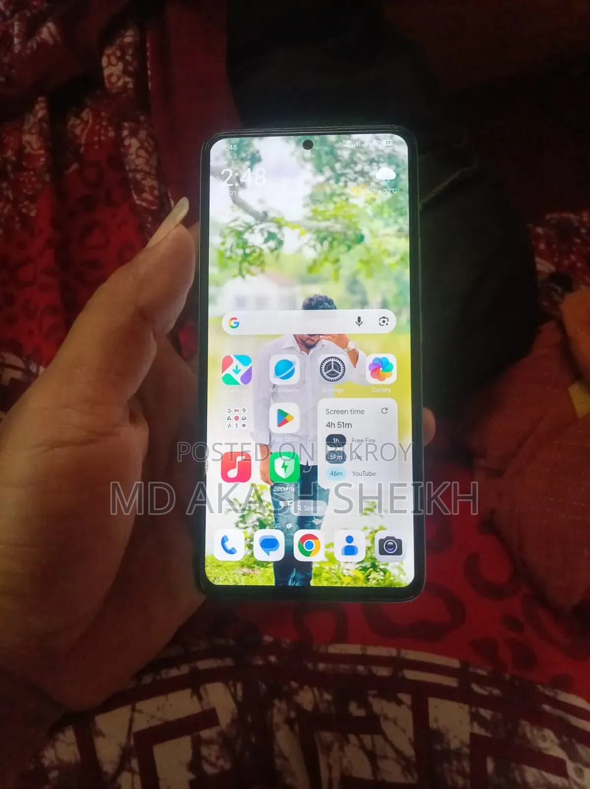 শাওমি রেডমি নোট ১৪ ৪জি ২৫৬ জিবি ব্লু