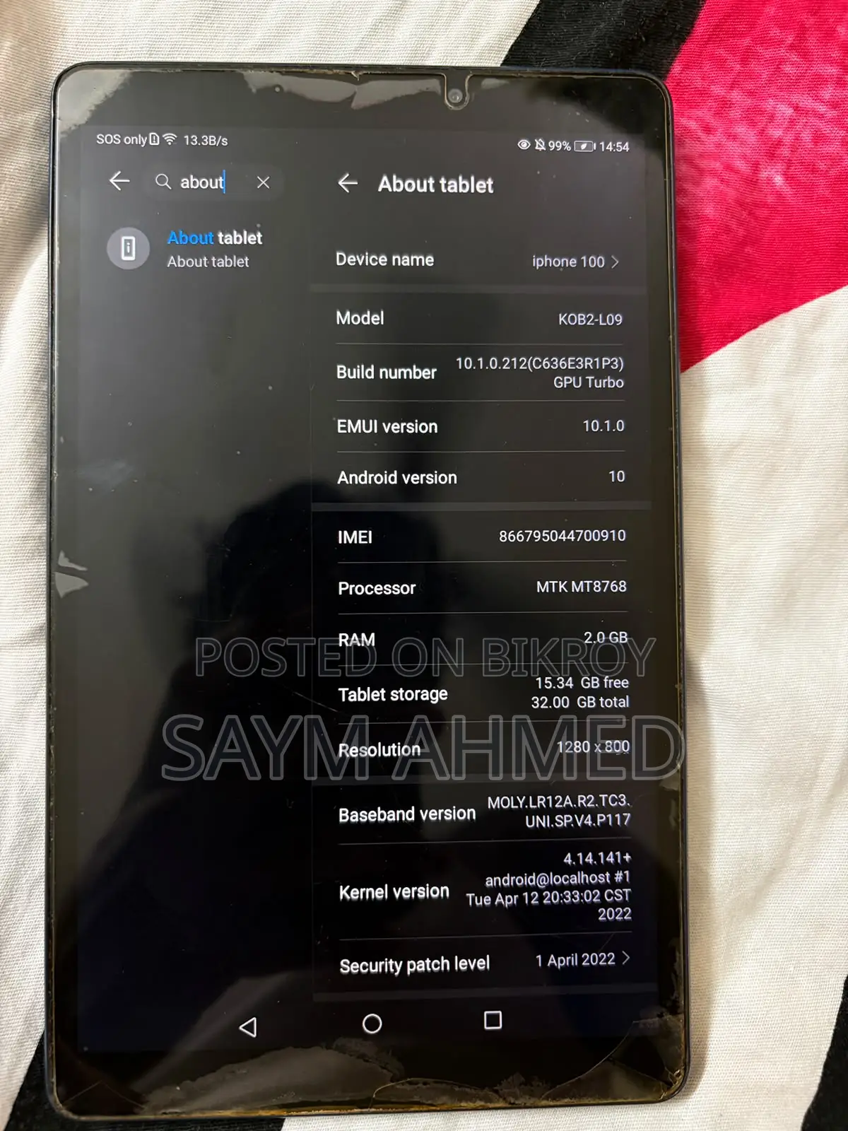 Huawei MatePad T8 32 GB Blue