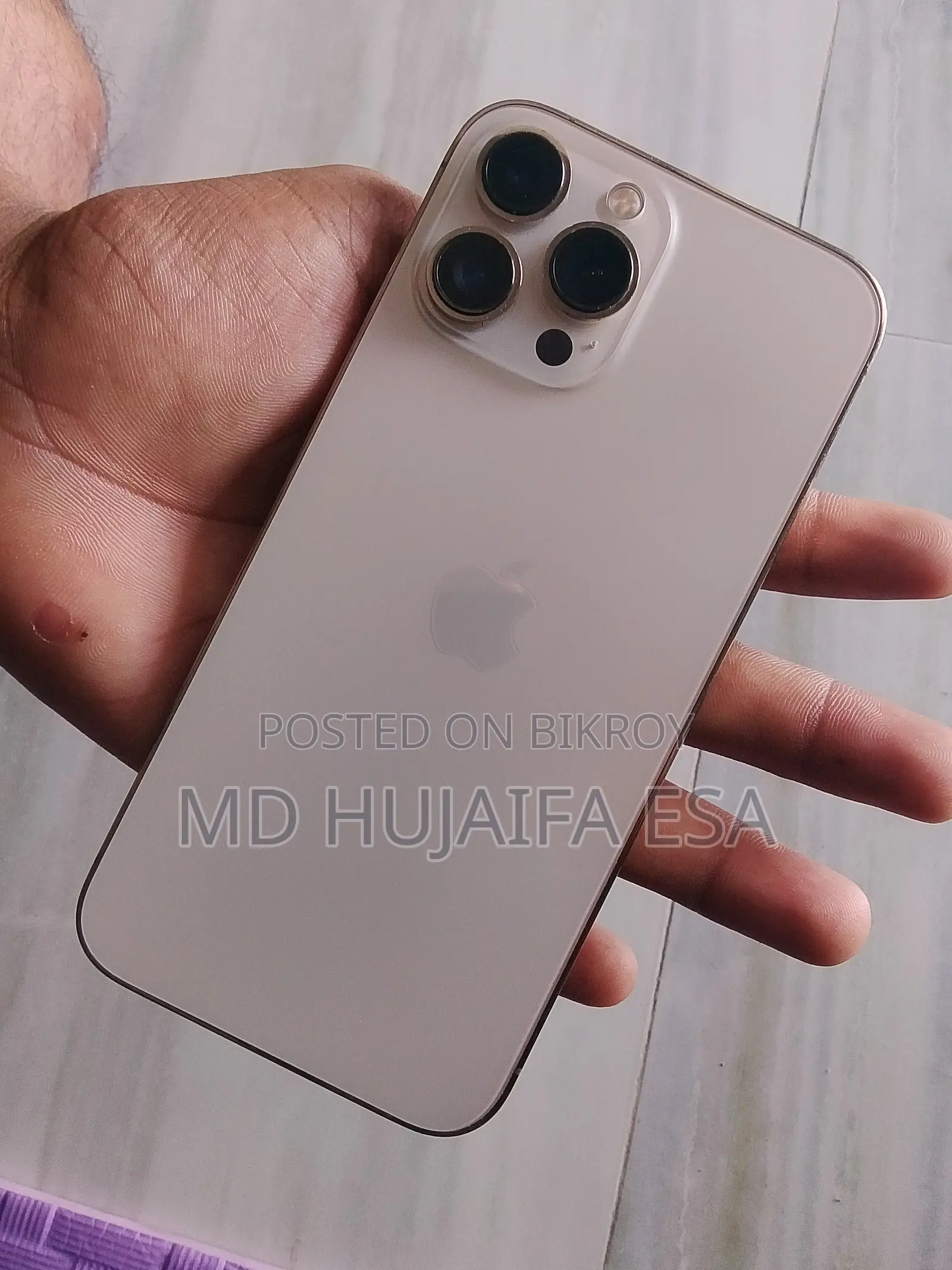 অ্যাপল আইফোন ১৩ প্রো ম্যাক্স ২৫৬ জিবি গোল্ড