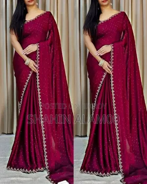 Georgette Sharee With Blouse Piece