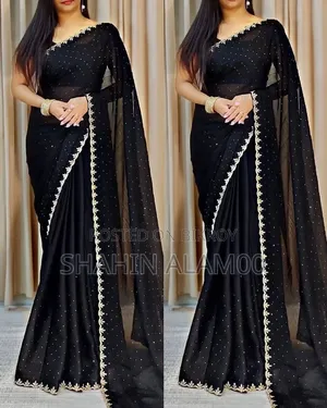 Georgette Sharee With Blouse Piece