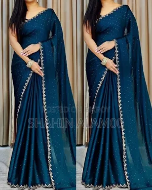 Georgette Sharee With Blouse Piece