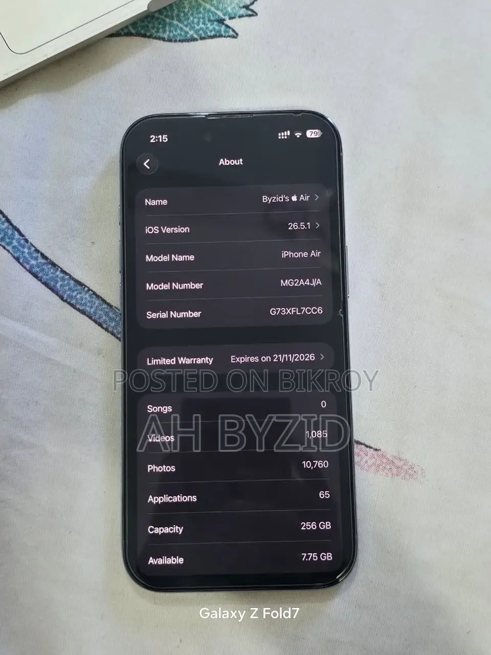 Apple iPhone Air 256 GB Blue