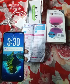 ইনফিনিক্স হট ৭০ ১২৮ জিবি কালো