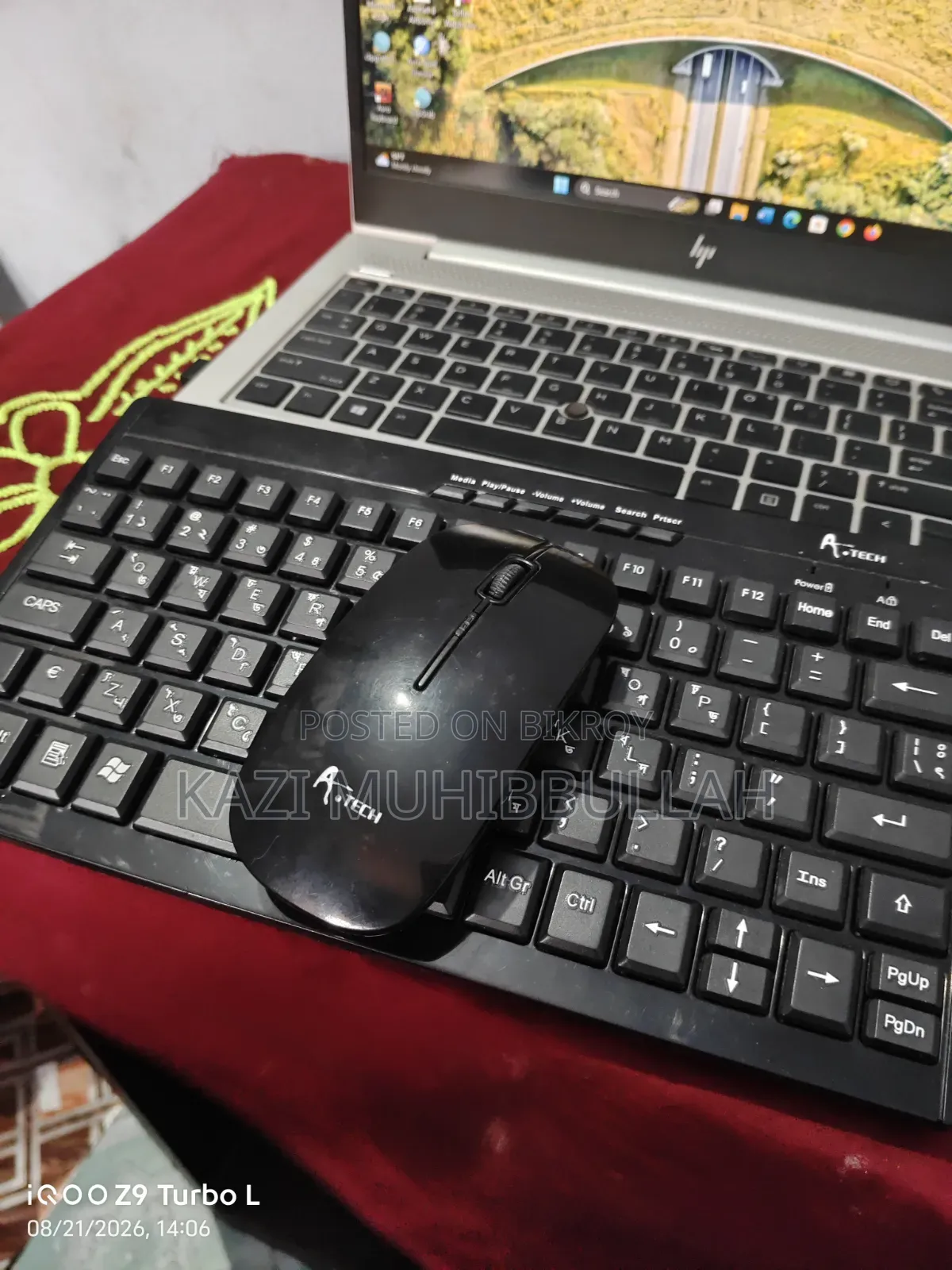 A4tech ওয়ারলেস মাউস এবং কিবোর্ড