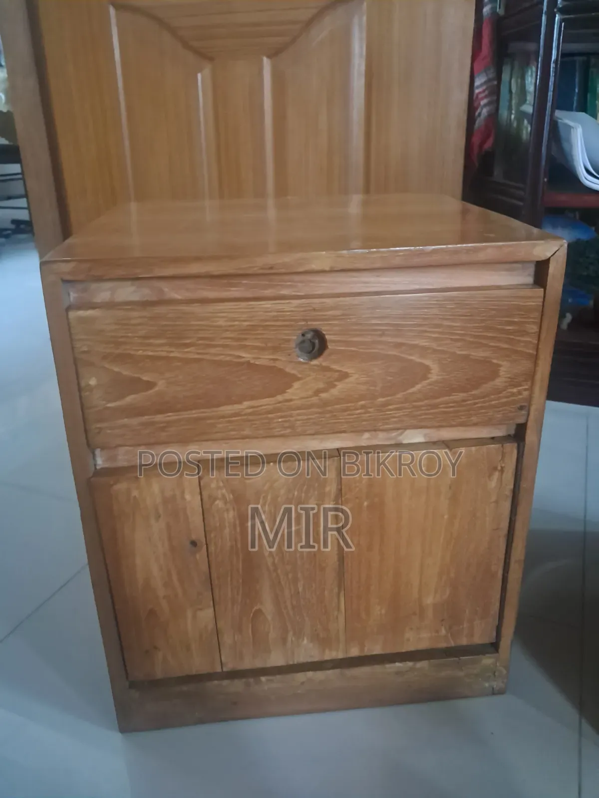 সেগুন কাঠ খাট কর্নার - ২ পিস
