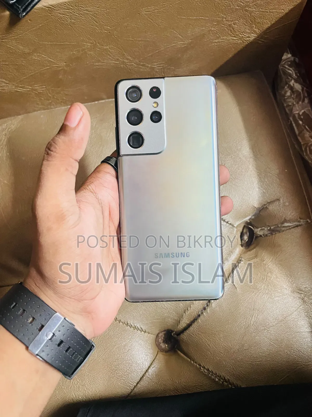 স্যামসাং গ্যালাক্সি এস২১ আল্ট্রা ৫জি ১২৮ জিবি সিলভার