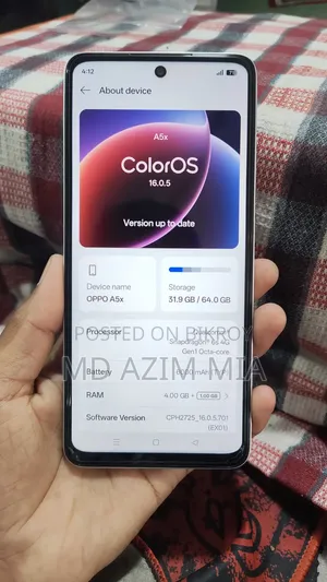 Oppo A5X 128 GB White