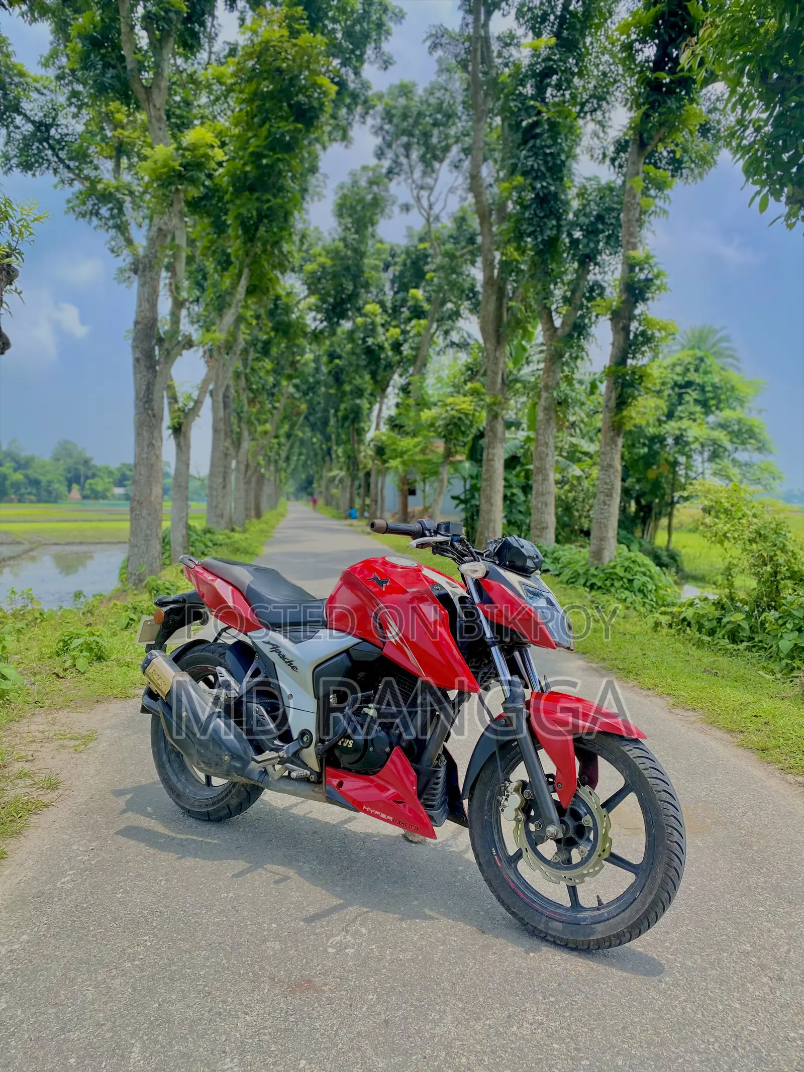 TVS Apache RTR 160 4V 2023 Red
