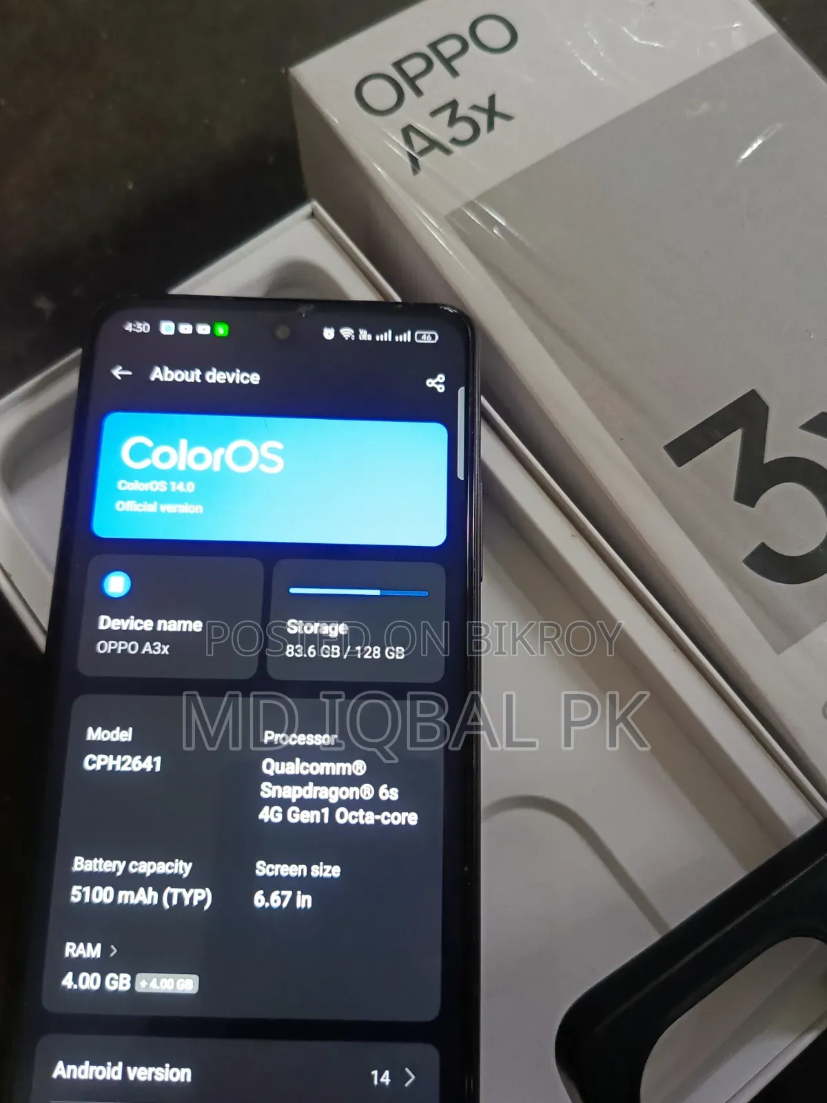 Oppo A3x 128 GB