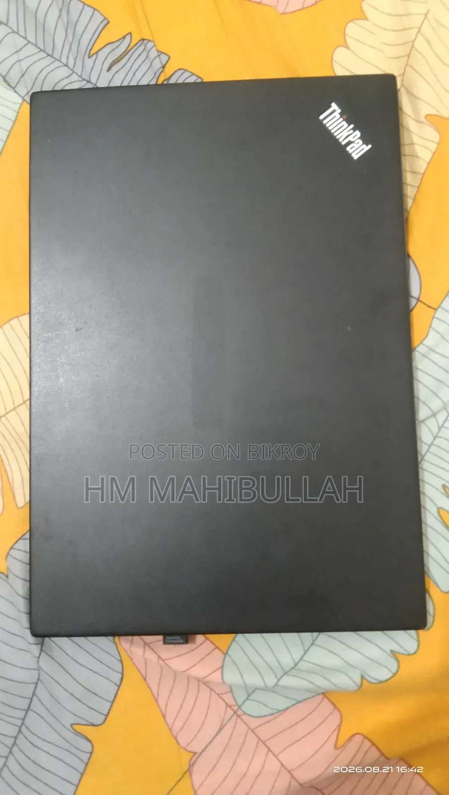 ল্যাপটপ লেেনোভো ১৬জিবি ইন্টেল কোর আই৫ এসএসডি ৫১২জিবি