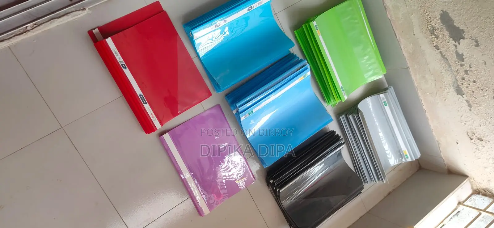A4 Size Clear Plastic File