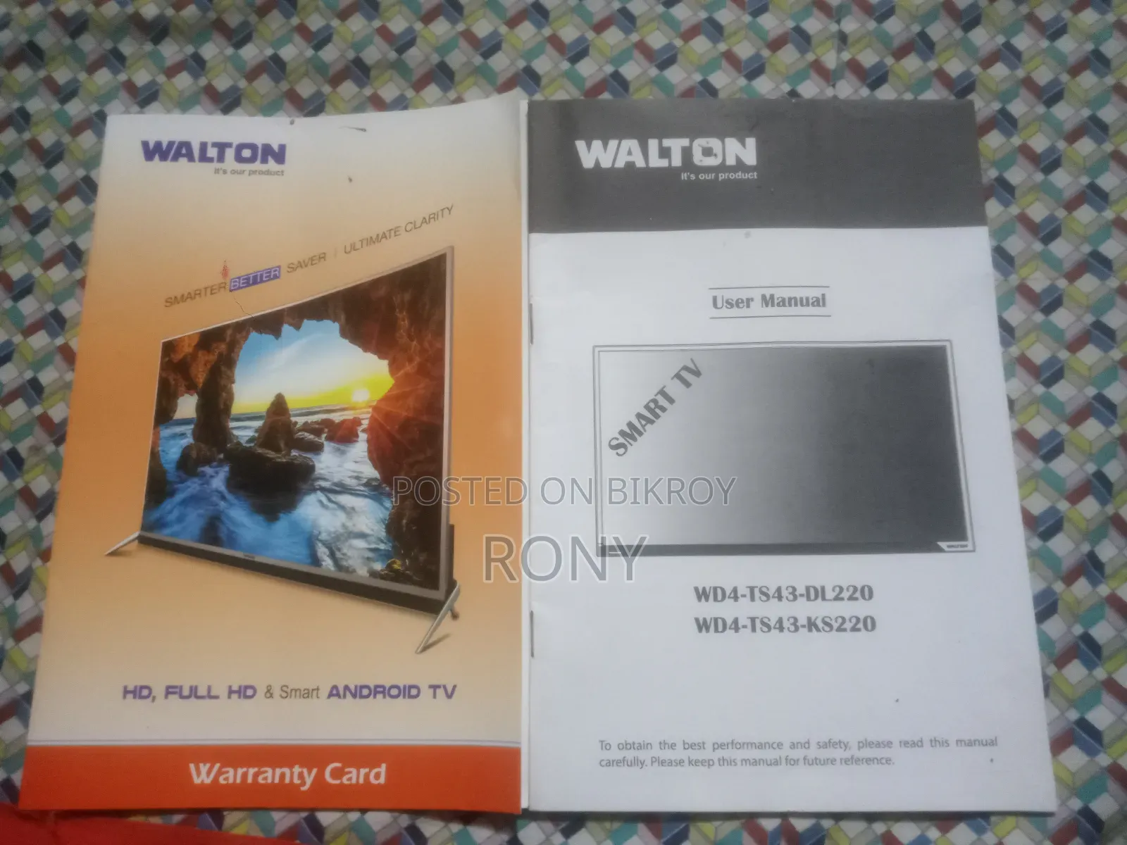 Walton HD, Smart Android 43" TV