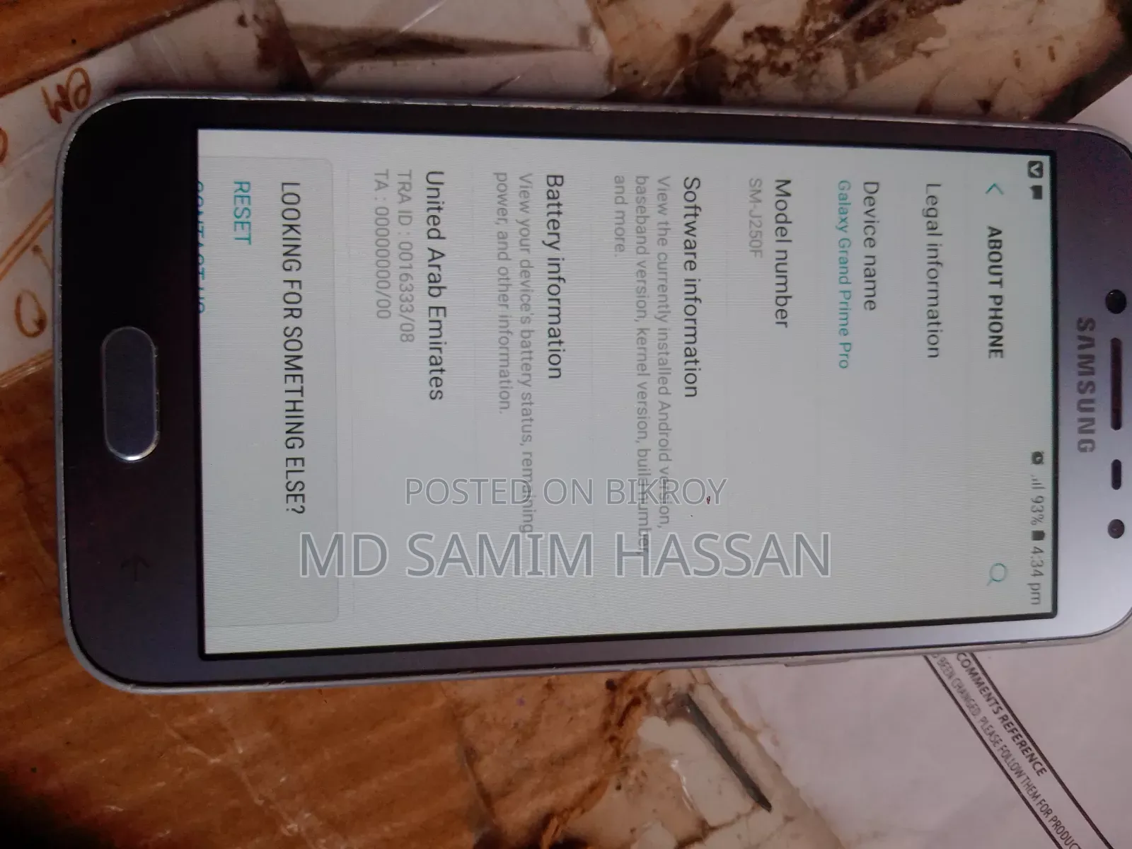 Samsung Galaxy Core Prime 8 GB Blue