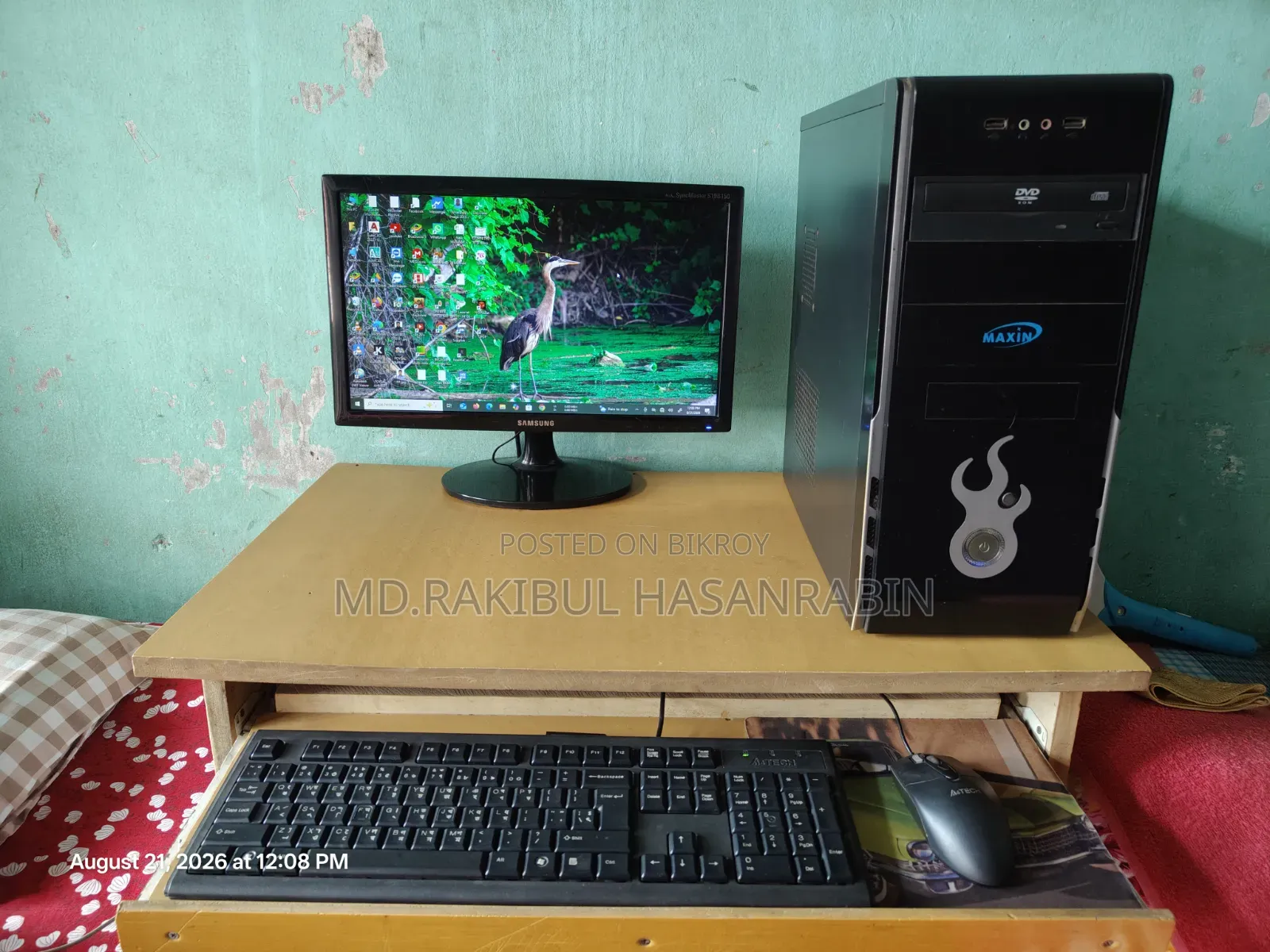 Desktop Computer 8GB Intel Core i5 HDD+SSD 1T