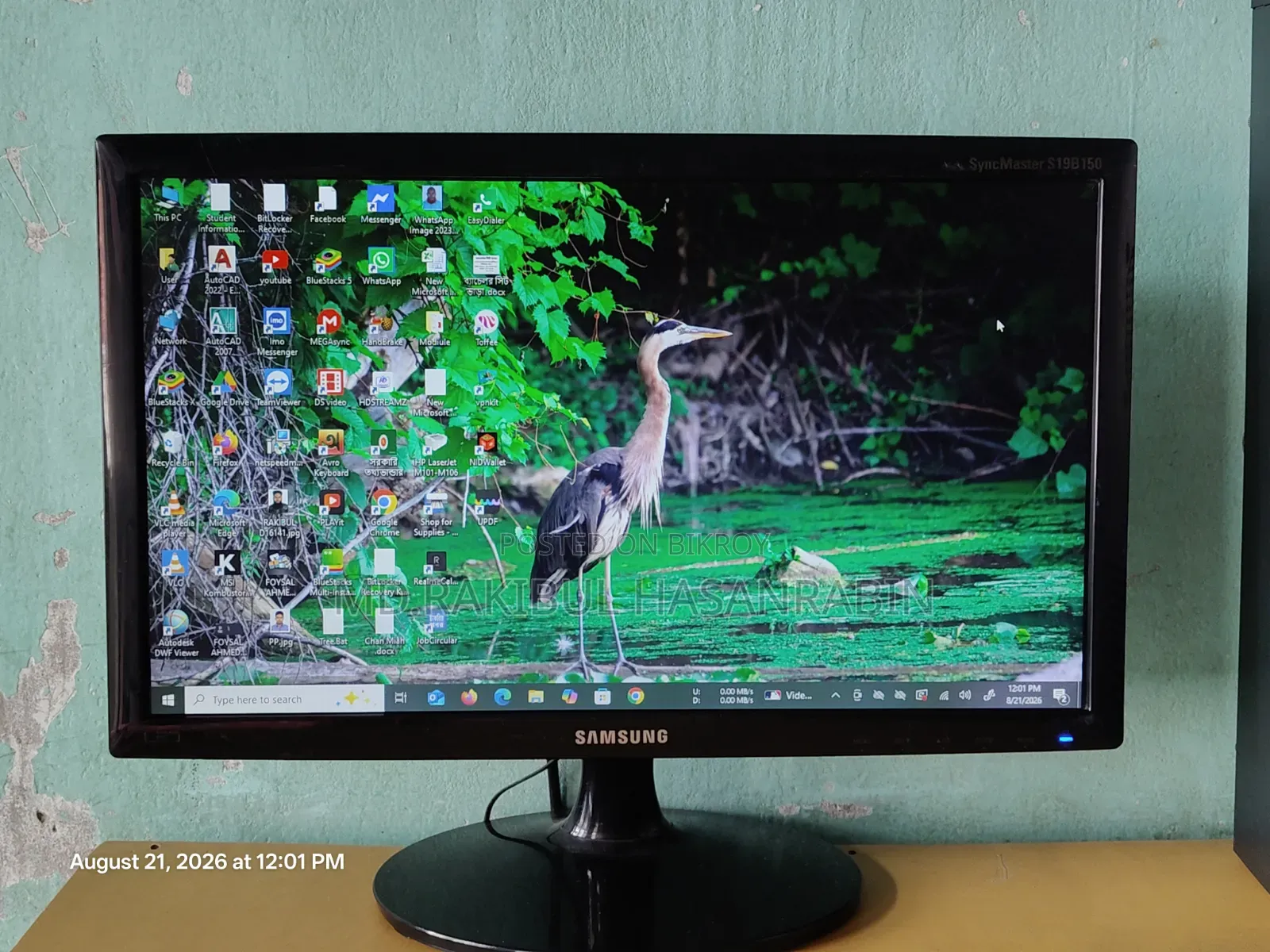 Desktop Computer 8GB Intel Core i5 HDD+SSD 1T