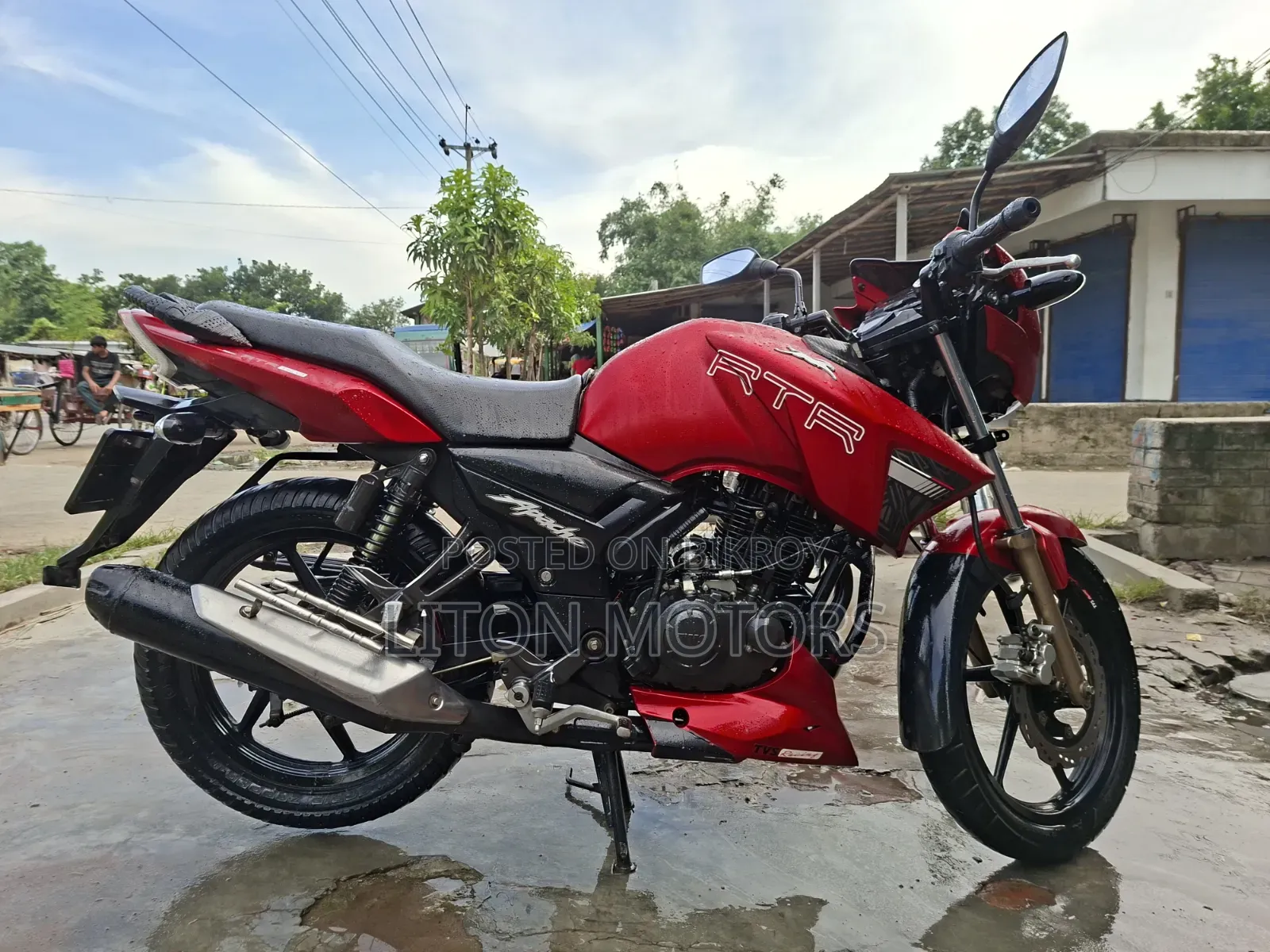 টিভিএস অ্যাপাচে আরটিআর ১৬০ টুভি ২০২০ রেড