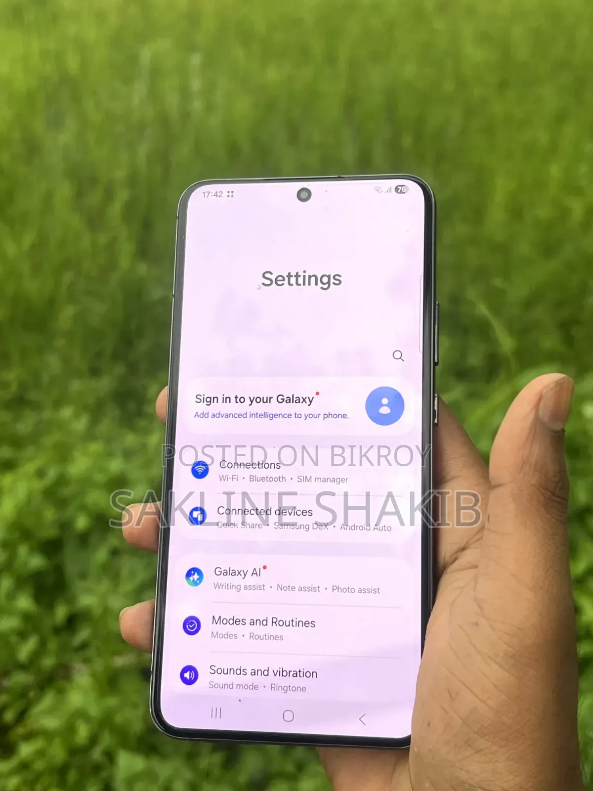 স্যামসাং গ্যালাক্সি এস২২+ ৫জি ১২৮ জিবি ব্ল্যাক