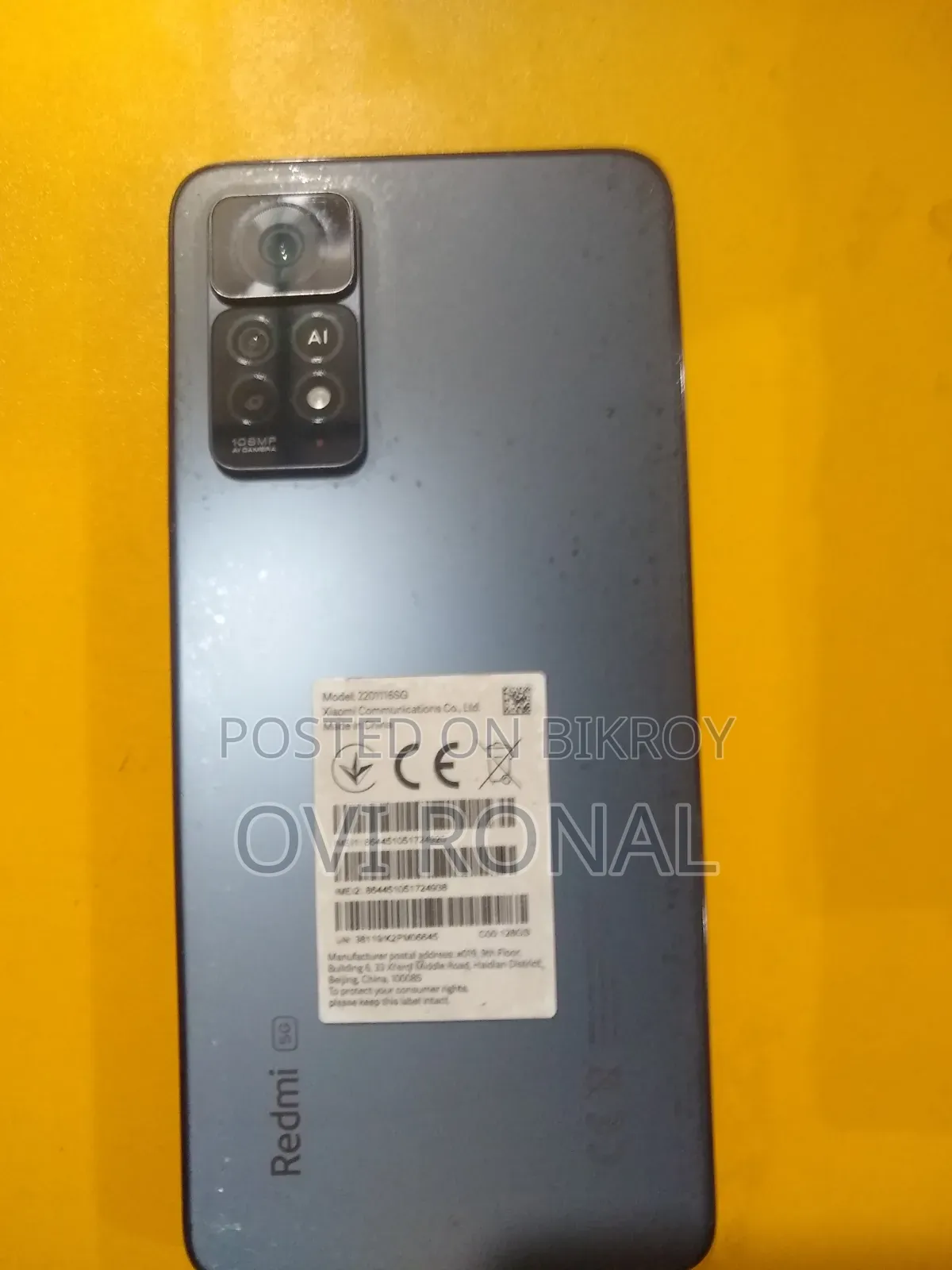 Xiaomi Redmi Note 11 128 GB Black