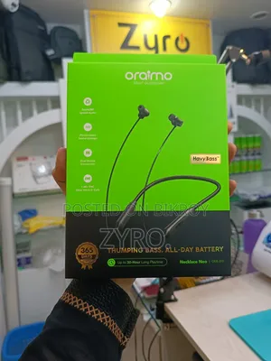 Oraimo Necklace Neo Powerful Bass 30hr Playingtime Wireless Neckband
