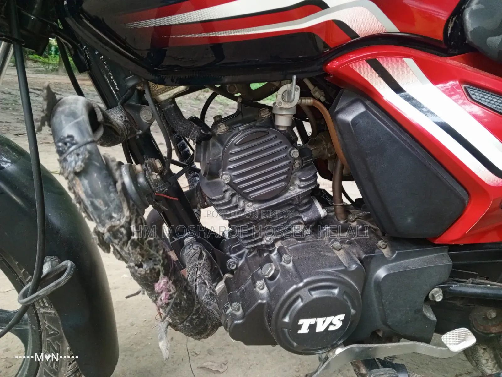 TVS Metro Plus 2019 Red