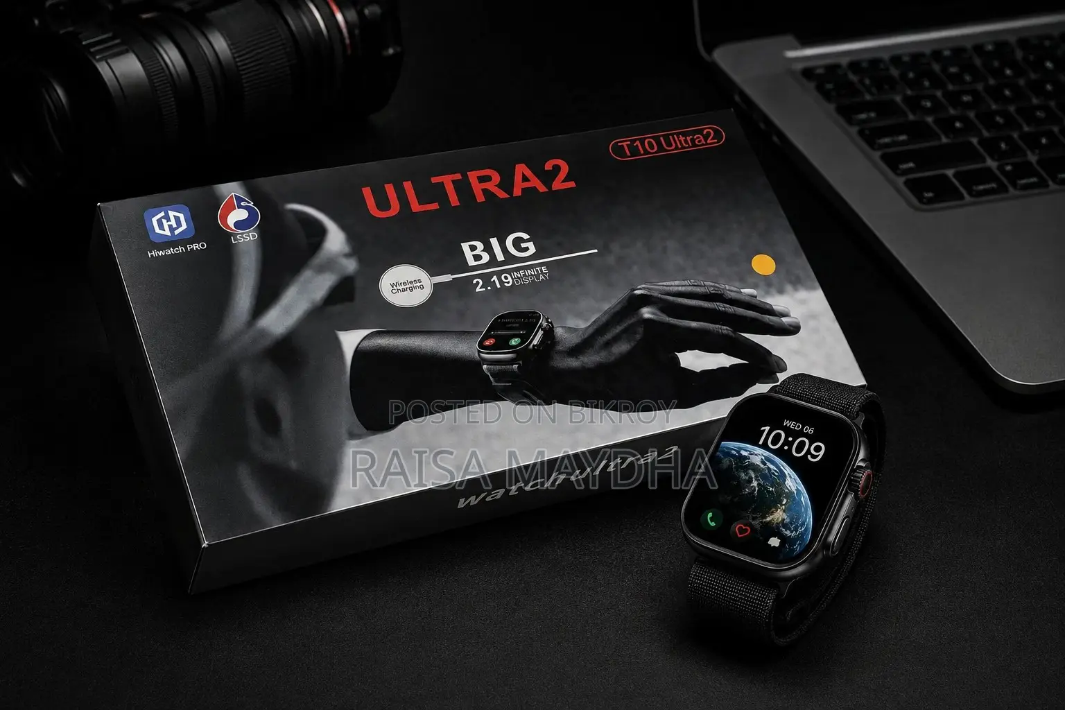 T10 Ultra 2 Smart Watch - 2.19" Big Display