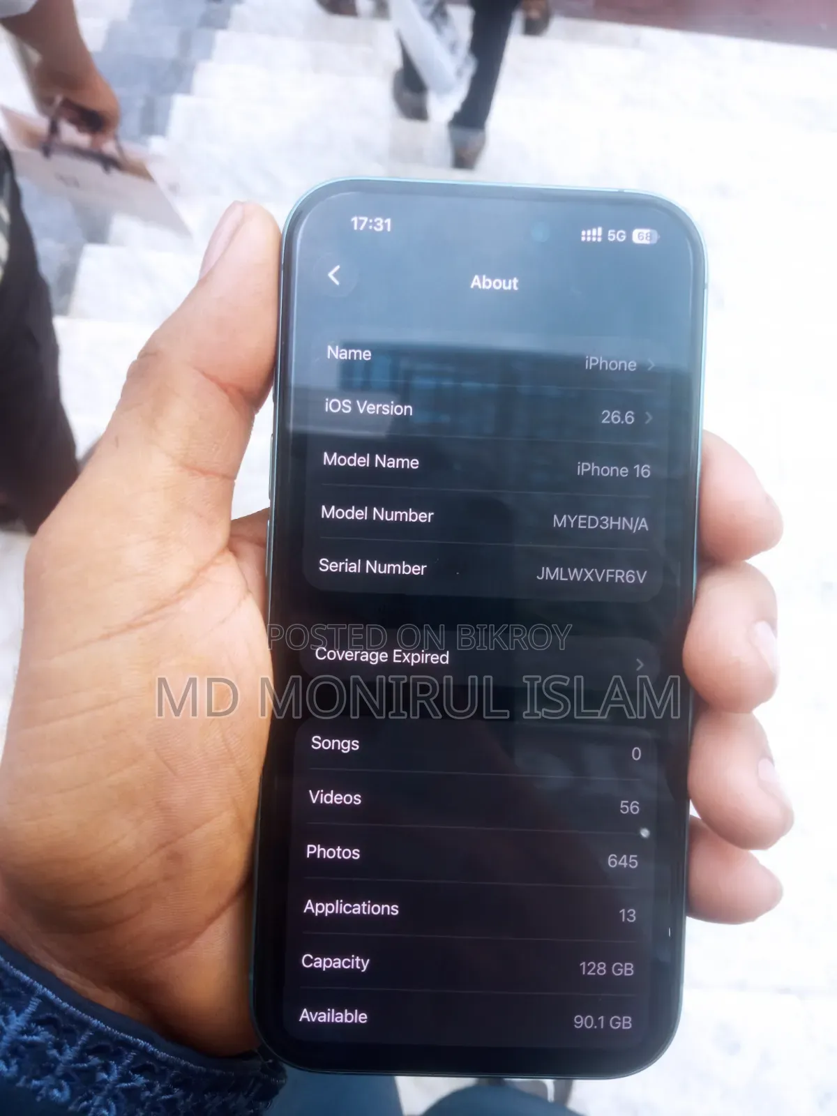 Apple iPhone 16 128 GB Blue