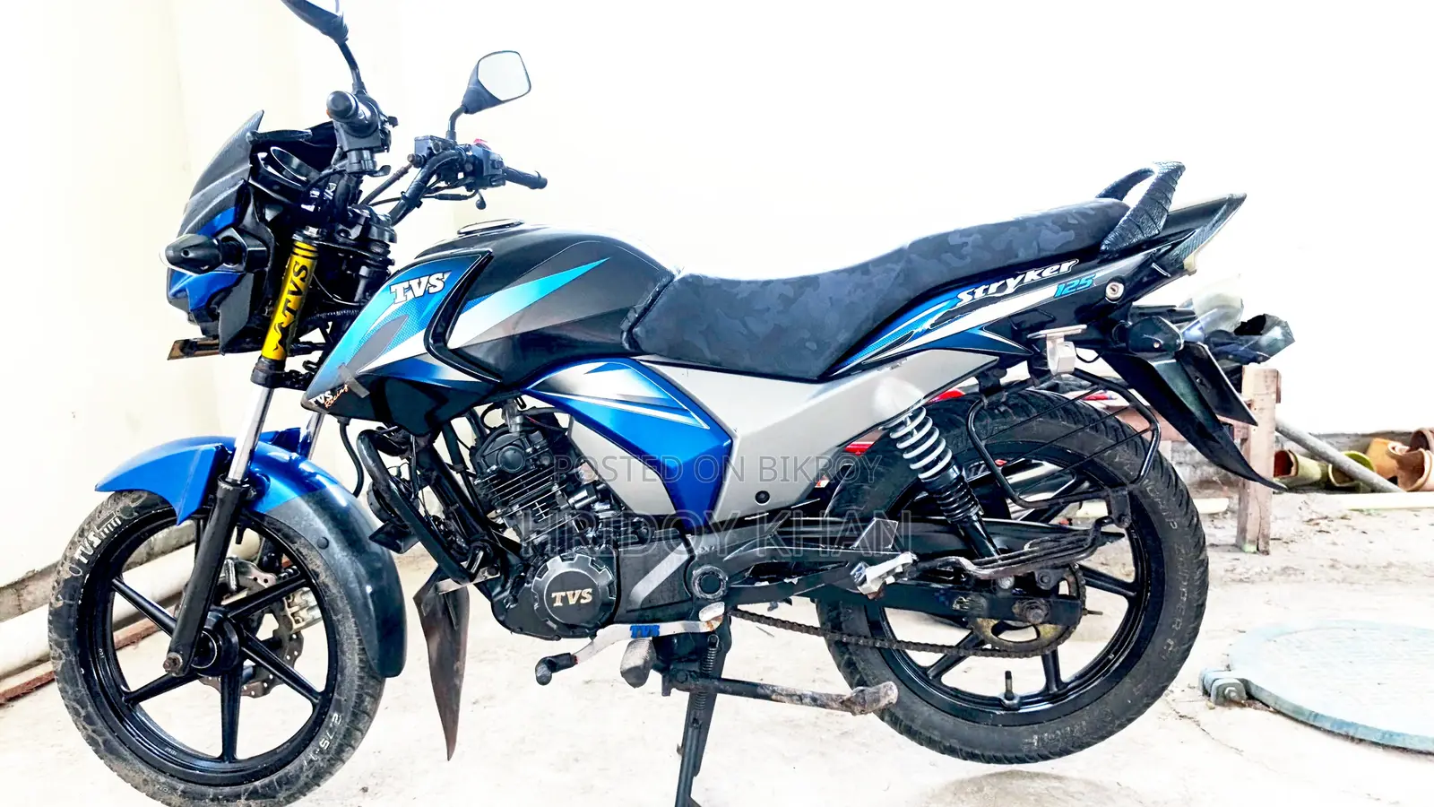 TVS Stryker 125 2018 Blue