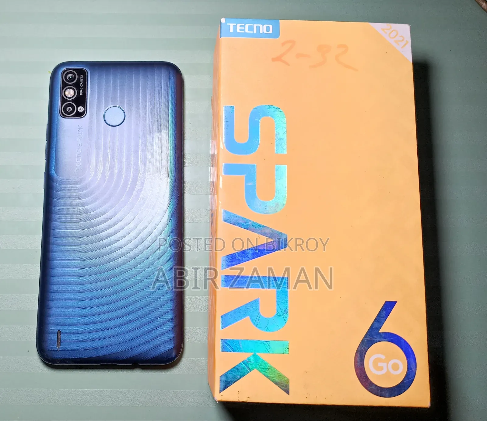 টেকনো স্পার্ক গো ২০২১ ৩২ জিবি নীল