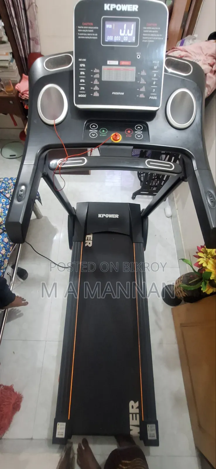 K POWER Motorized Treadmill | Excellent Condition