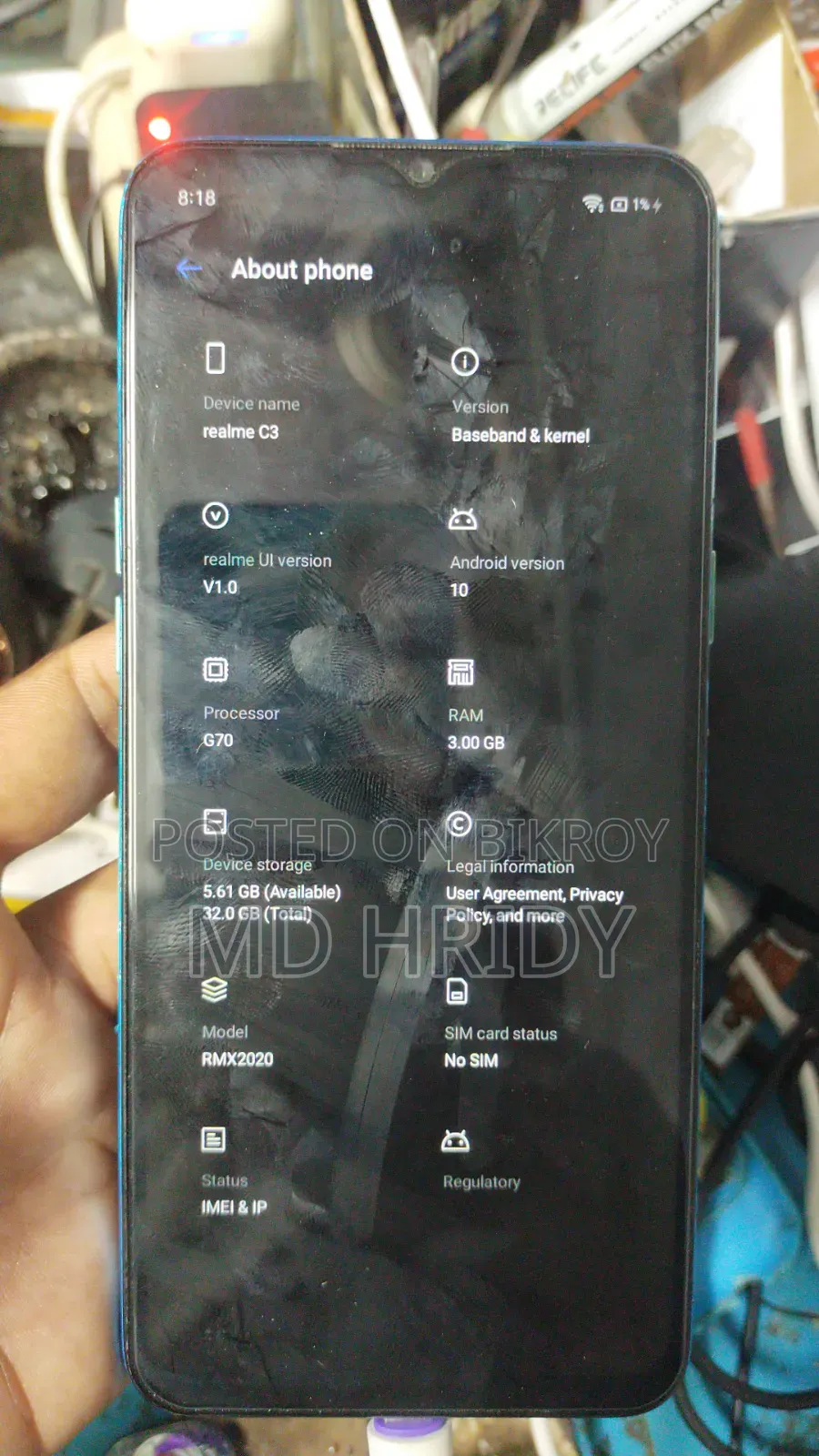 Realme C3 32 GB Blue