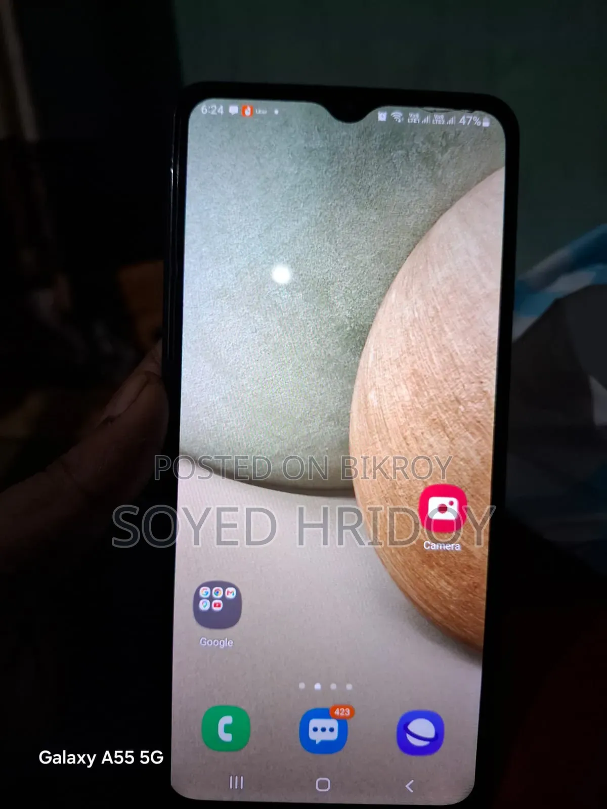 স্যামসাং গ্যালাক্সি এ১২ ৬৪ জিবি কালো