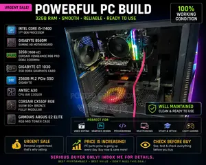 Desktop Computer Gigabyte 32GB Intel Core i5 SSD 256GB