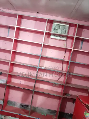 Shop racks and counter for sale