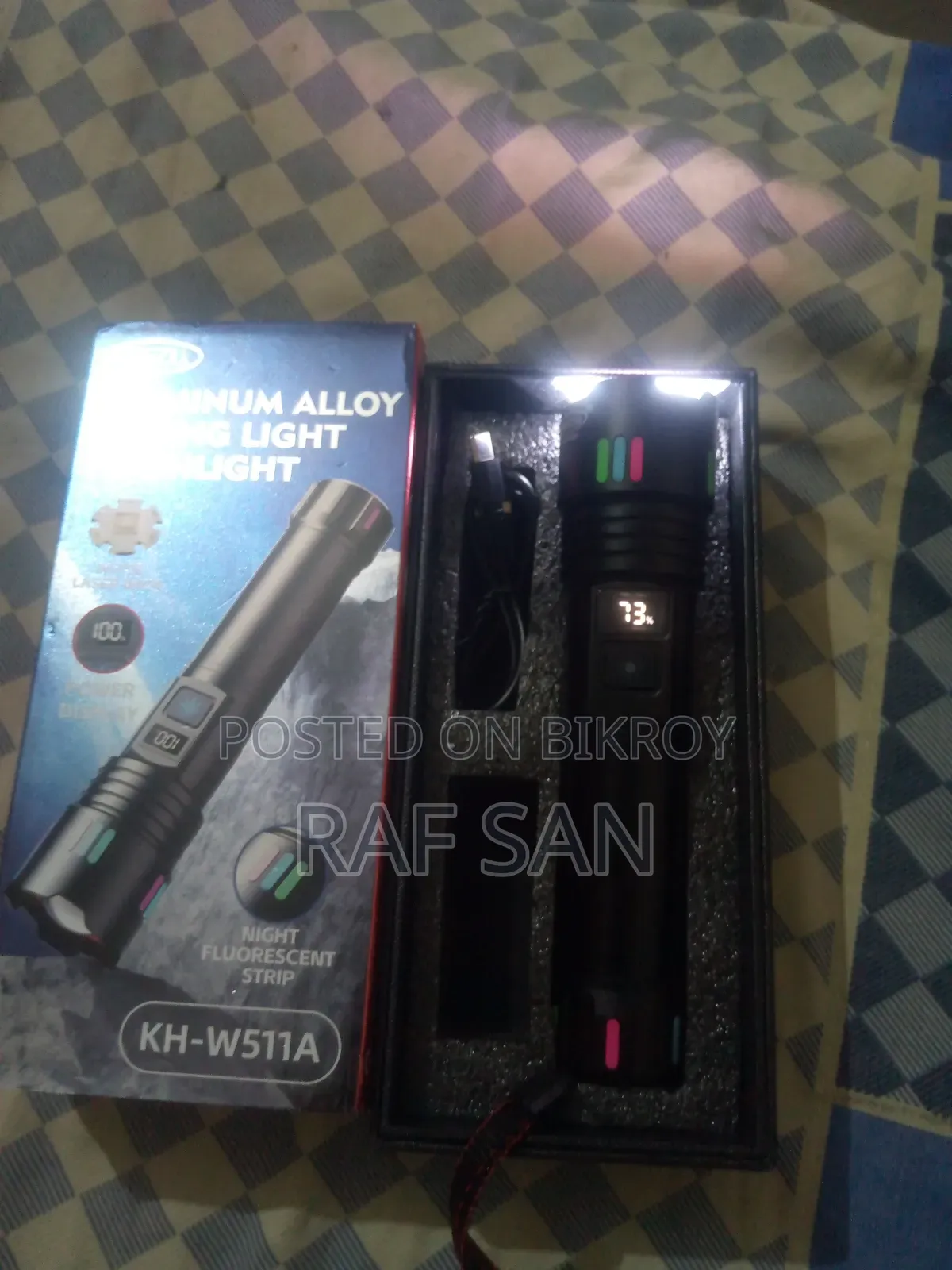 KEZU (Aluminum Alloy Strong Light Flashlight) Model -(KH-W511A)