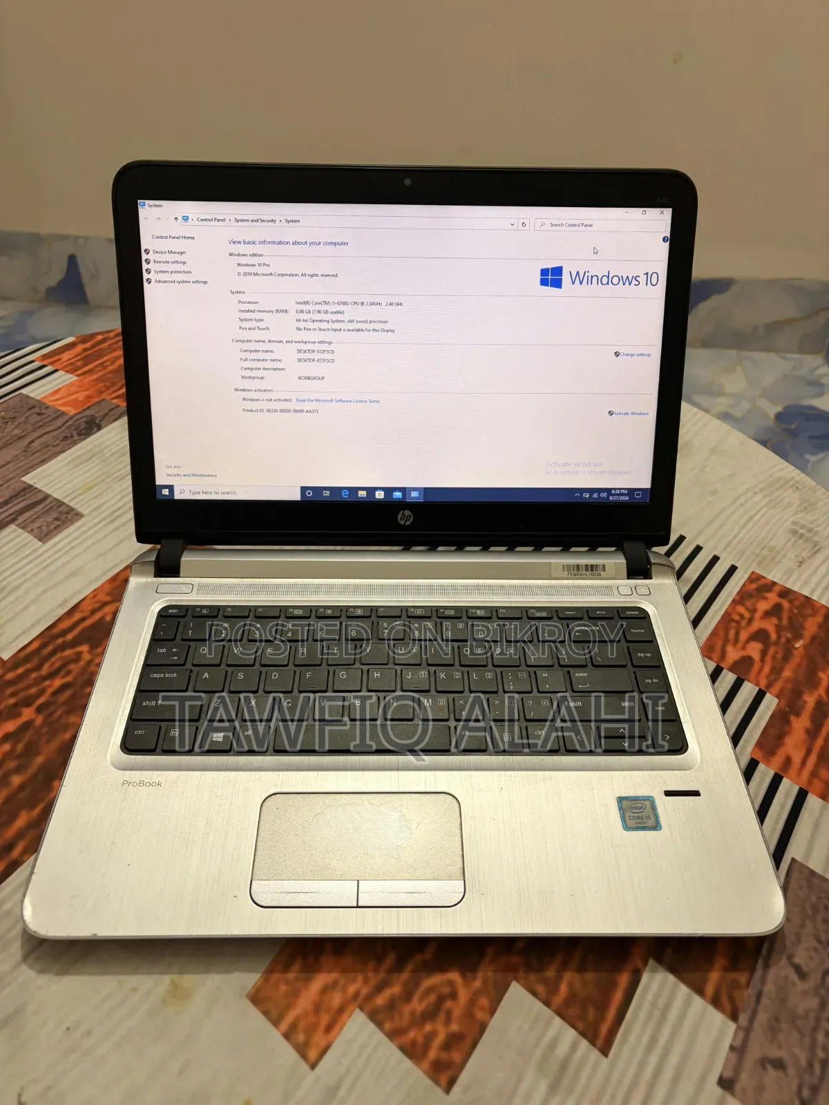 Laptop HP ProBook 440 8GB Intel Core I5 HDD 500GB