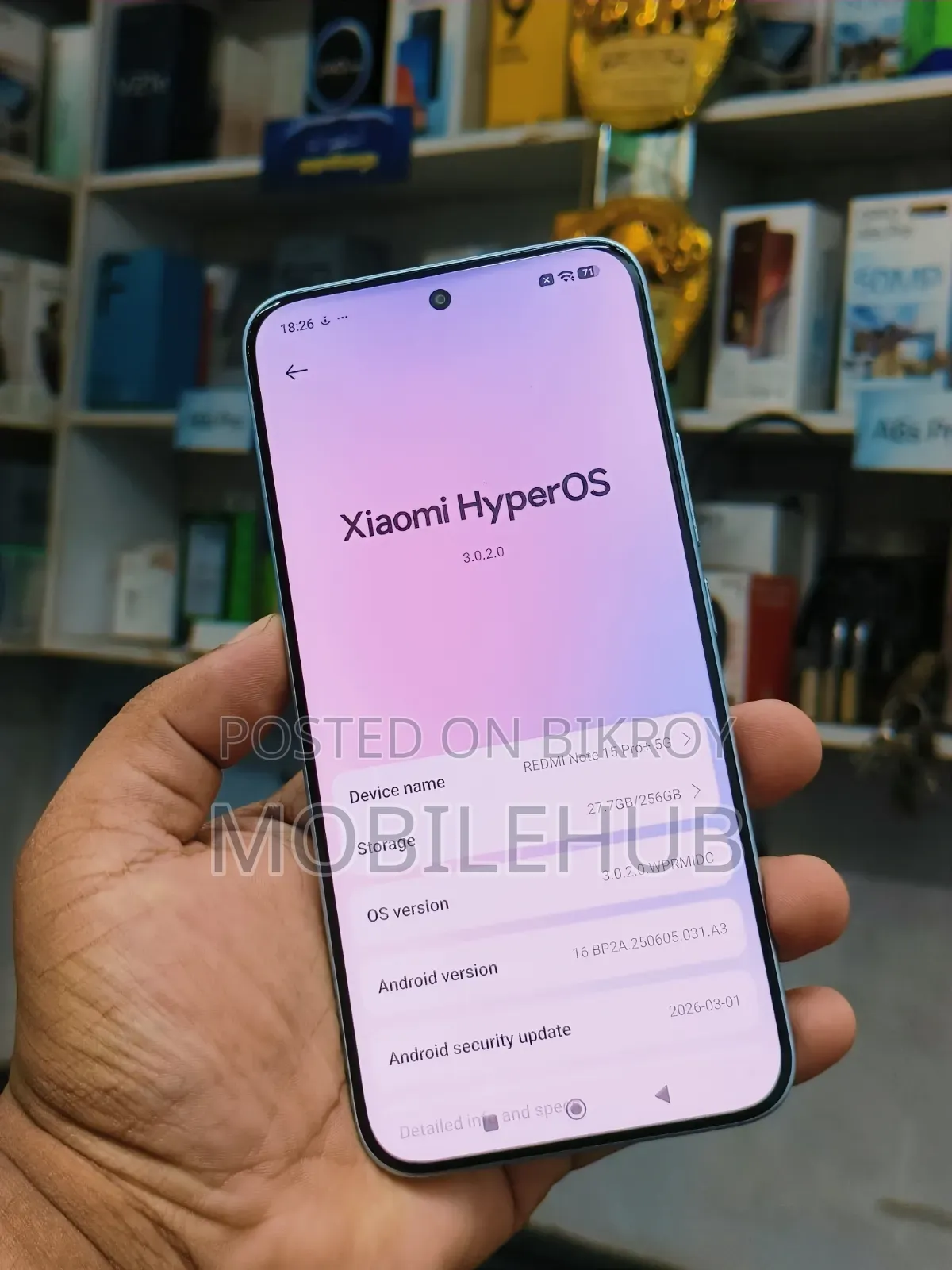 New Xiaomi Redmi Note 15 Pro+ 256 GB Blue
