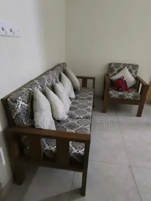 Teak Wood Sofa Set For Sale