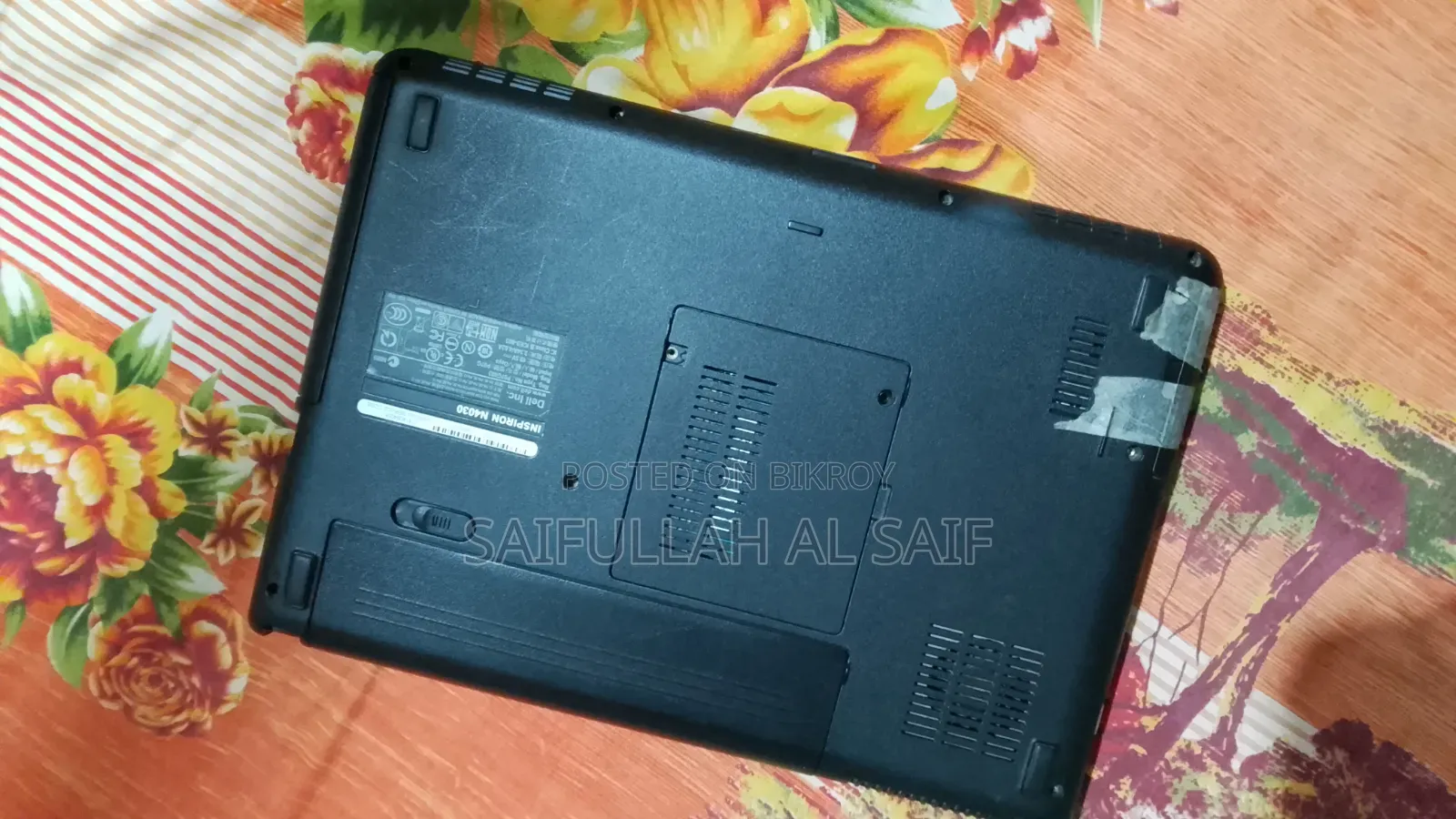 ল্যাপটপ ডেল ইন্সপায়রন ১৪ ৪জিবি ইন্টেল কোর আই৩ এসএসডি ১২৮জিবি