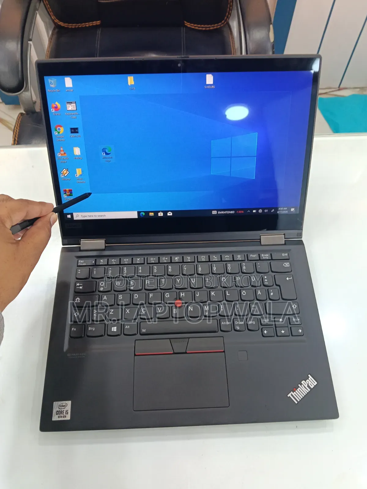 Laptop Lenovo ThinkPad X13 Yoga 16GB Intel Core I5 SSD 256GB